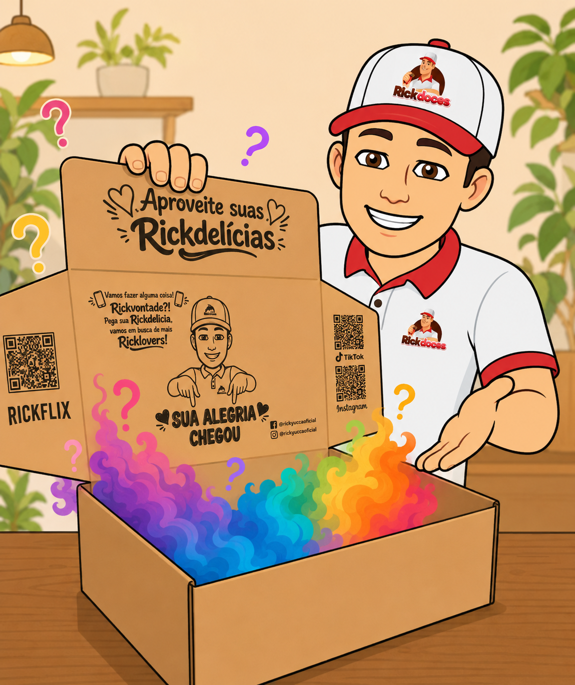 BOX RICKDELÍCIAS SURPRESAS - 5 rickdelicias