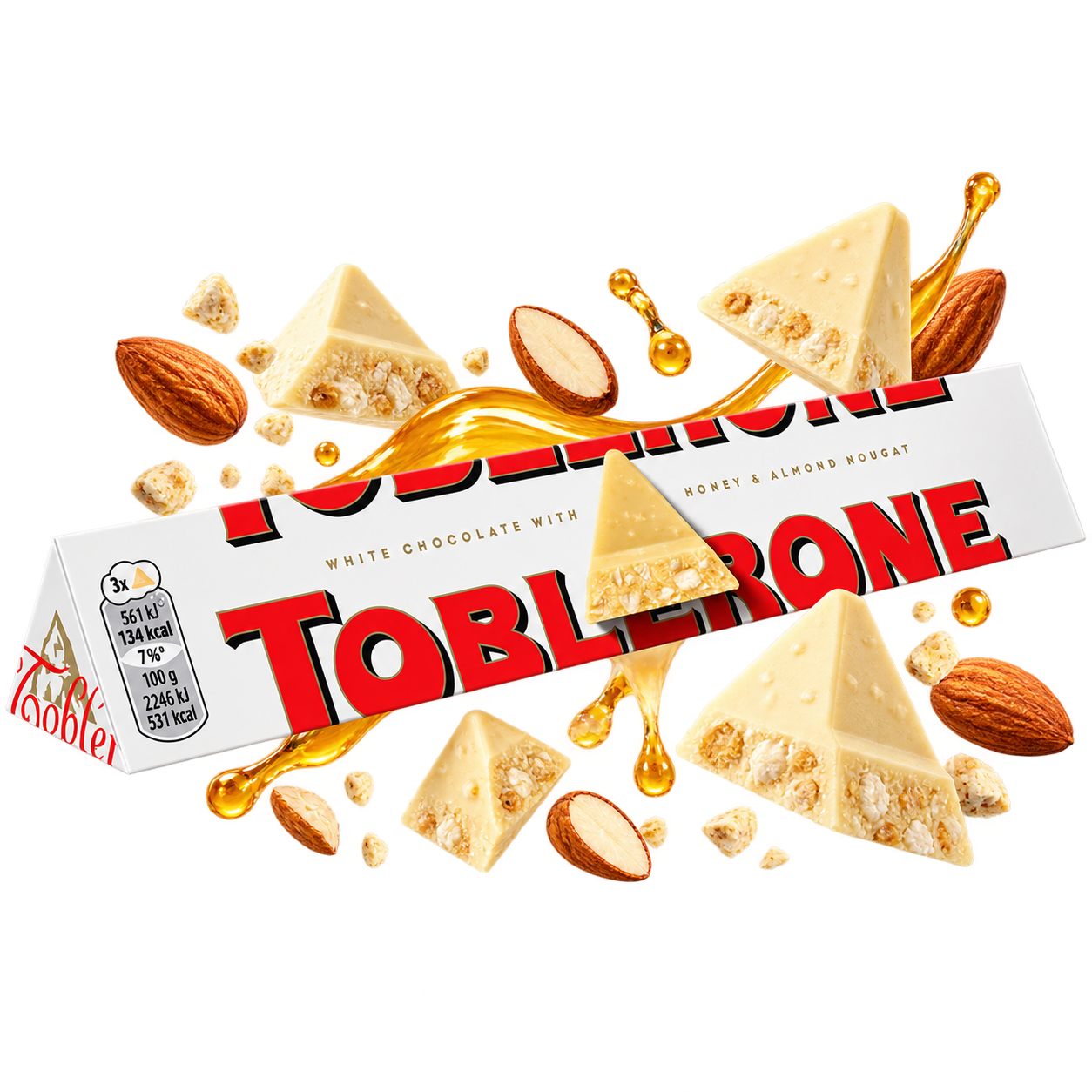 TOBLERONE WHITE 100GR