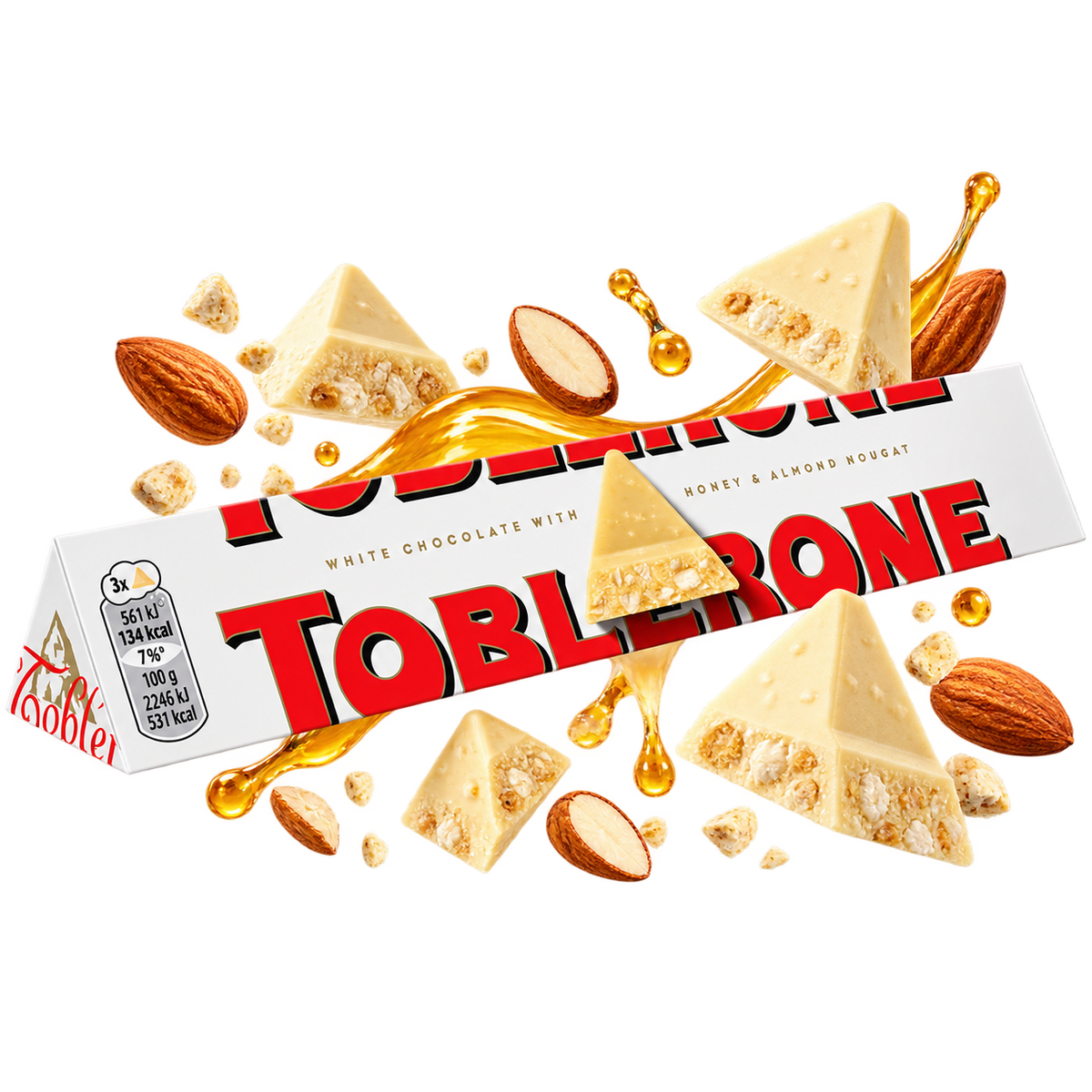 TOBLERONE WHITE 100GR