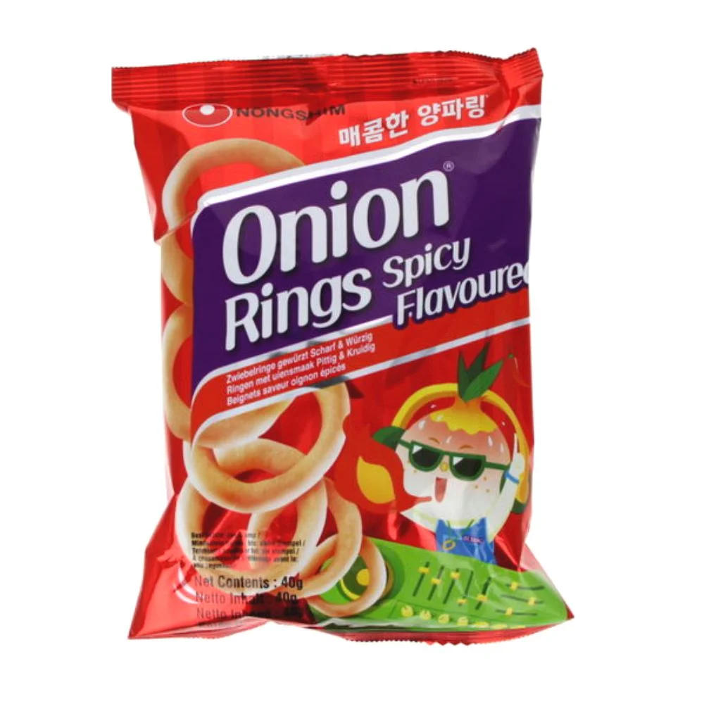 ONION RINGS SPICY FLAVOURED 40GR