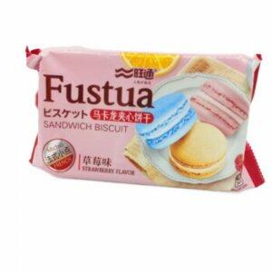 FUSTUA SANDWICH BISCUIT STRAWBERRY 100G