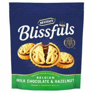 MC VITIES BLISSFULS BELGIAN MILK CHOCOLATE & HAZELNUT 172GR