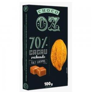 CHOCO OZ 70% CACAU SALT CARAMEL 100GR