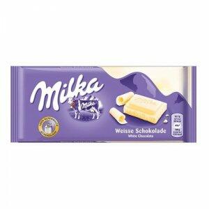 MILKA WHITE CHOCOLATE 80GR