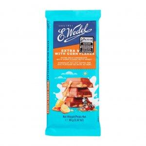 E. WEDEL EXTRA MILK WITH CORN FLAKES 80GR