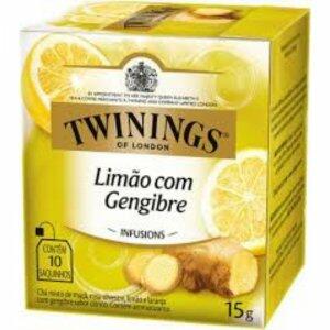TWININGS LIMO COM GENGIBRE 15GR