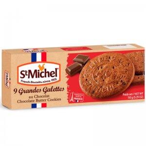ST MICHEL 9 GRANDES GALETTES AU CHOCOLAT 150GR