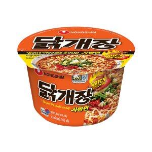 NONGSHIM BOWL NOODLE SPICY CHICKEN 100GR