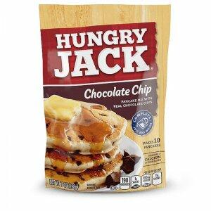 HUNGRY JACK CHOCOLATE CHIP PANCAKE MIX 198GR