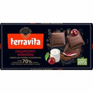 TERRAVITA YOGHURT- CHERRY 70% COCOA 100GR