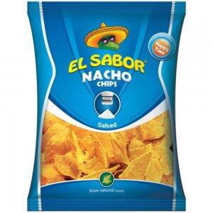 EL SABOR NACHO CHIPS SALTED 100GR
