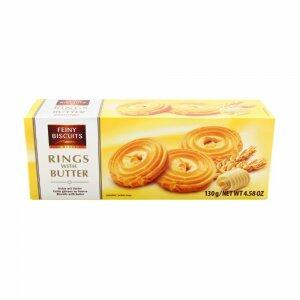 FEINY BISCUITS RINGS WHIT BUTTER 130GR