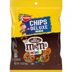 KEEBLER CHIPS DELUXE MINIS WITH MILK M&M'S MINIS 45GR