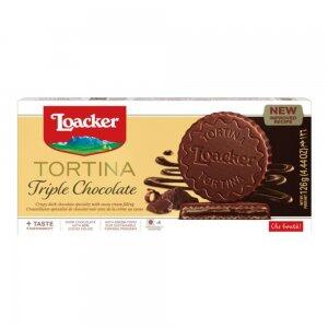 LOACKER TORTINA TRIPLE CHOCOLATE 63GR