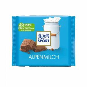RITTER SPORT ALPINE MILK CHOCOLATE 100GR