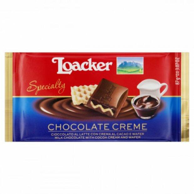LOACKER CHOCOLATE CREME 87GR