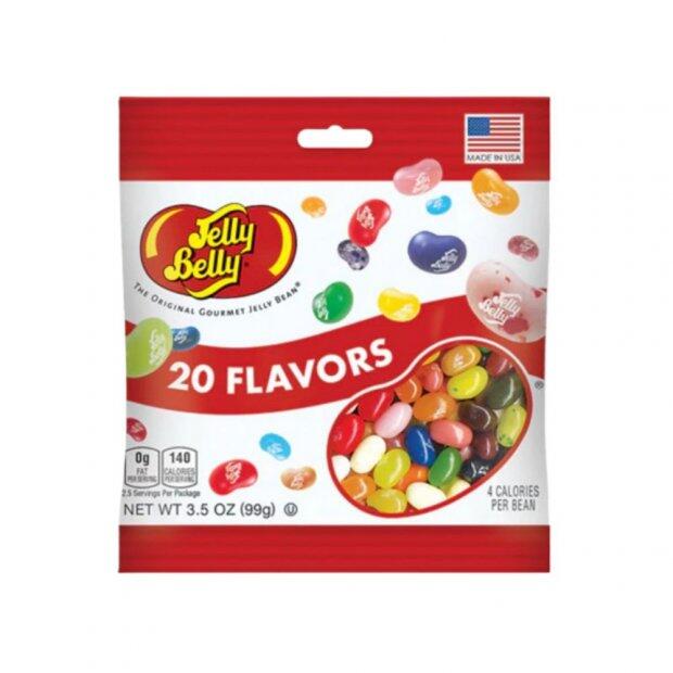 JELLY BELLY 20 FLAVORS 99GR