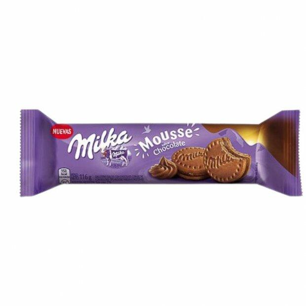 MILKA BISCOITO MOUSSE 116GR