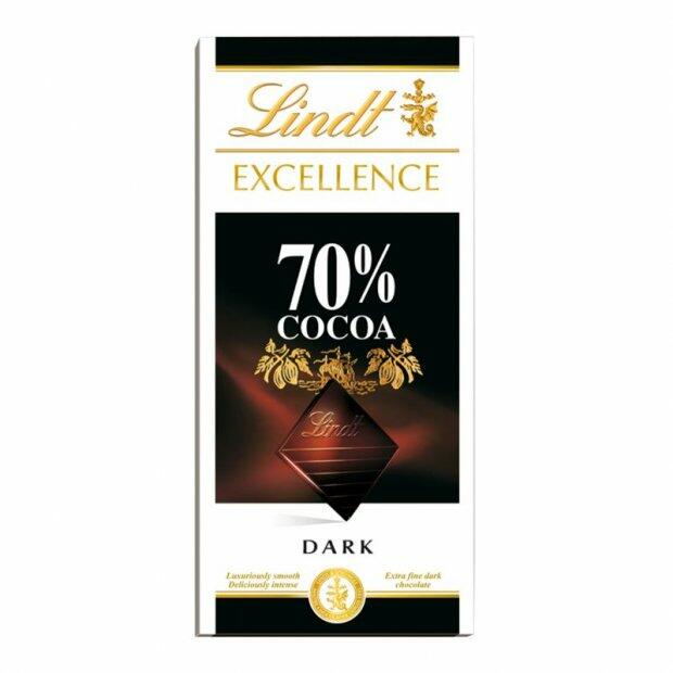 LINDT EXCELLENCE 70% COCOA 100GR