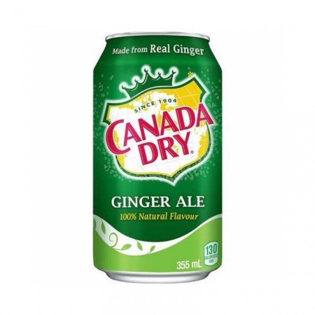 CANADA DRY GINGER ALE 355ML VALIDADE: 13/06/2023
